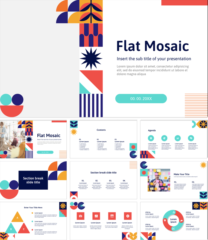 Flat Mosaic Free
